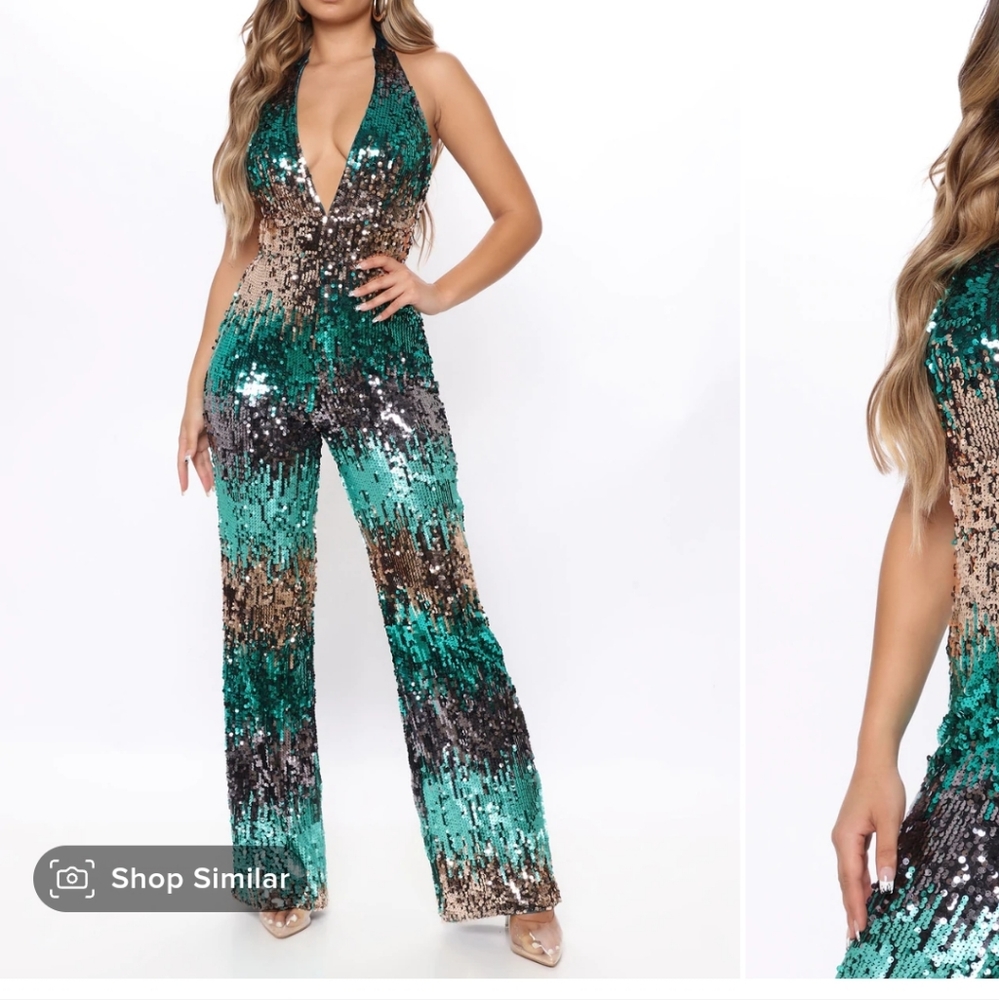 Sequin Jumpsuit